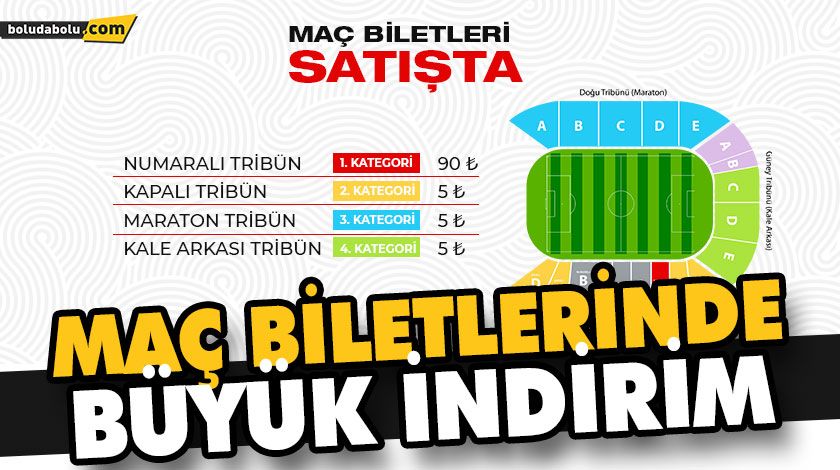 MAÇ BİLETLERİNDE BÜYÜK İNDİRİM