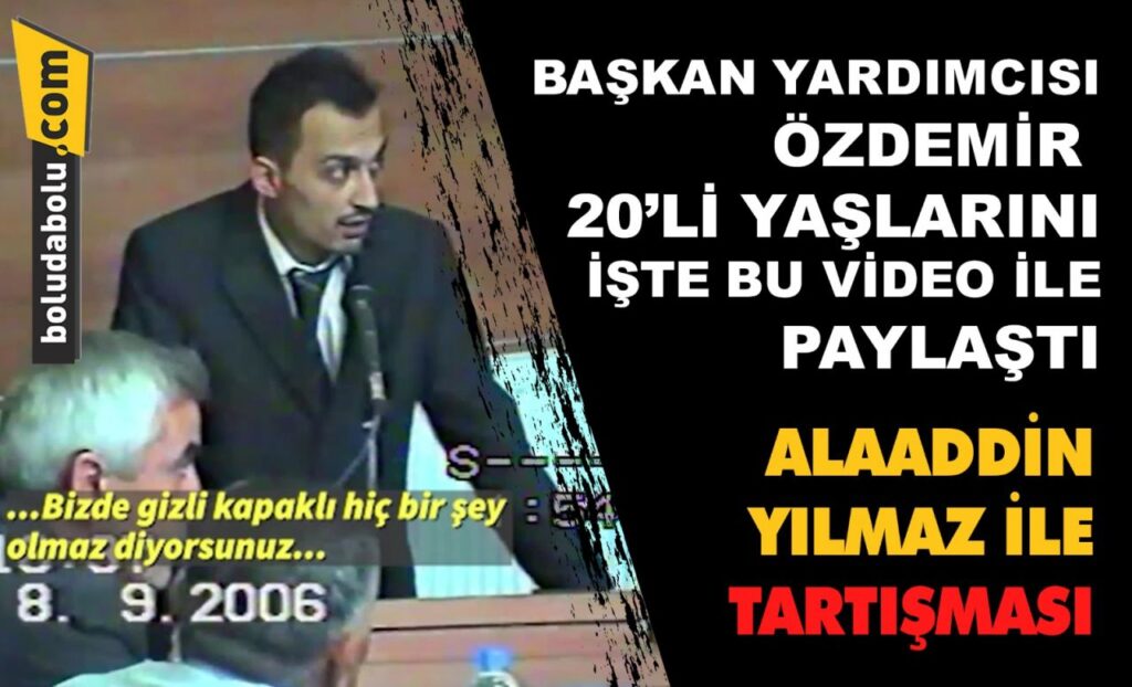 Özdemir Belediye’deki eski günleri hatırlattı Özdemir Belediye’deki eski günleri hatırlattı