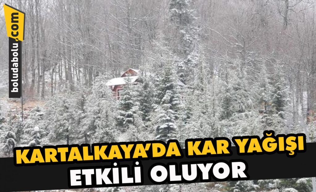 Kartalkaya’da kar yağışı etkili oluyor Kartalkaya’da kar yağışı etkili oluyor