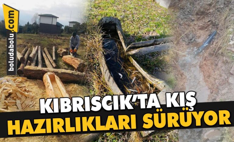 KIBRISCIK’TA KIŞ HAZIRLIKLARI SÜRÜYOR