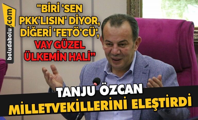 TANJU ÖZCAN MİLLETVEKİLLERİNİ ELEŞTİRDİ