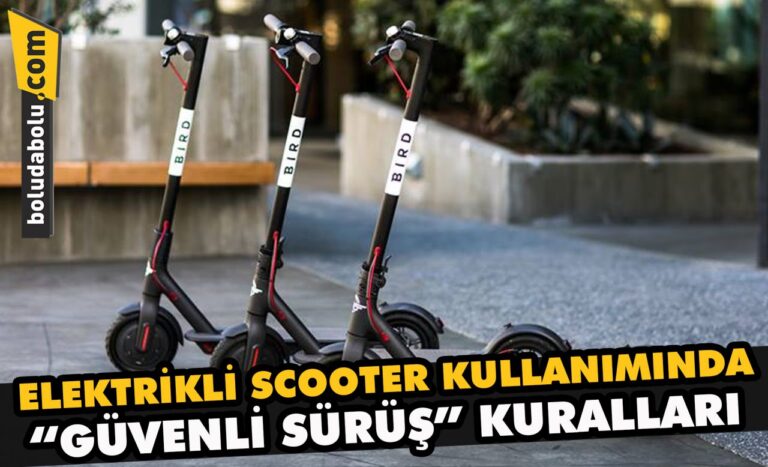 Emniyet, e-scooter kullanımında “güvenli sürüş” kurallarını hatırlattı