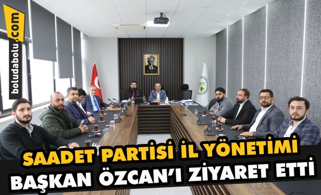Saadet Partisi İl Yönetimi Tanju Özcan’ı ziyaret etti Saadet Partisi İl Yönetimi Tanju Özcan’ı ziyaret etti