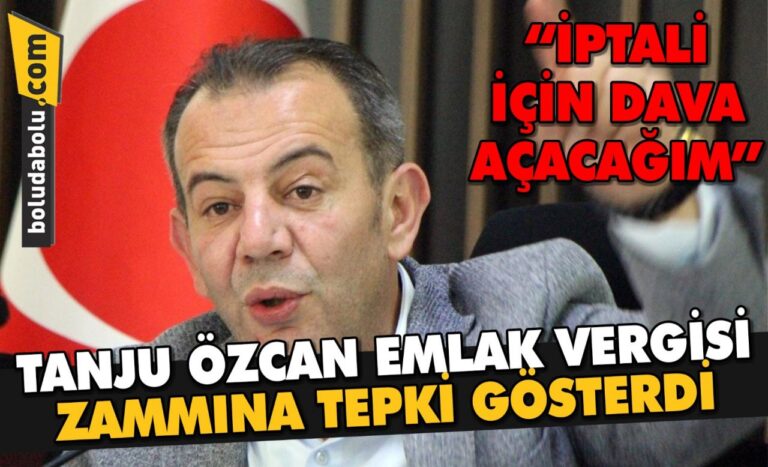 TANJU ÖZCAN EMLAK VERGİSİ ZAMMINA TEPKİ GÖSTERDİ