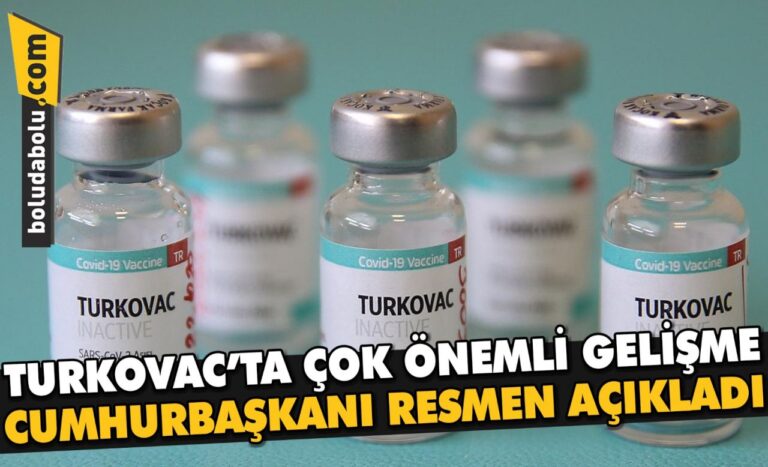 TURKOVAC ACİL KULLANIM ONAYI ALDI