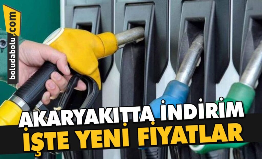 AKARYAKIT FİYATINA İNDİRİM YAPILDI AKARYAKIT FİYATINA İNDİRİM YAPILDI