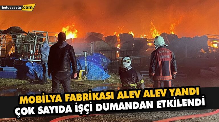 ÇOK SAYIDA İŞÇİ DUMANDAN ETKİLENDİ