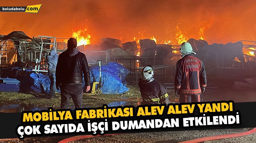 ÇOK SAYIDA İŞÇİ DUMANDAN ETKİLENDİ ÇOK SAYIDA İŞÇİ DUMANDAN ETKİLENDİ