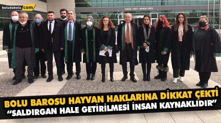 BOLU BAROSU HAYVAN HAKLARINA DİKKAT ÇEKTİ