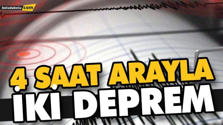 BOLU’DA DEPREM