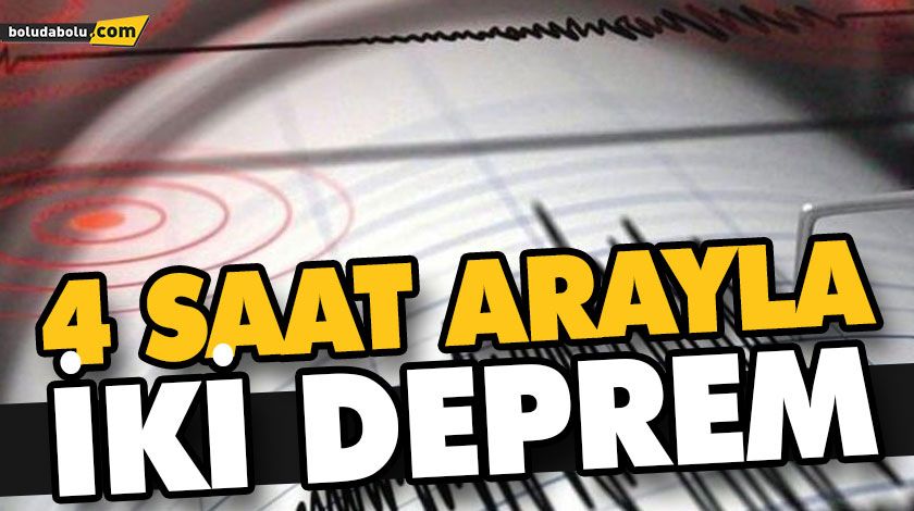 BOLU’DA DEPREM BOLU’DA DEPREM