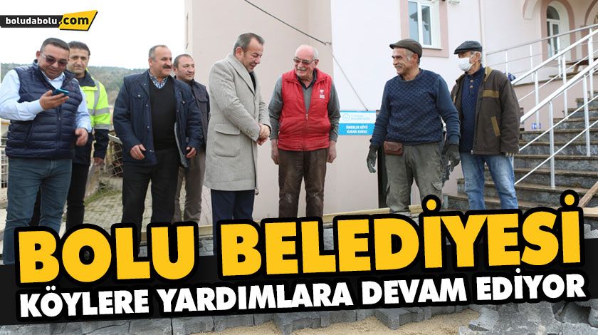 BOLU BELEDİYESİ KÖYLERE YARDIMLARA DEVAM EDİYOR BOLU BELEDİYESİ KÖYLERE YARDIMLARA DEVAM EDİYOR