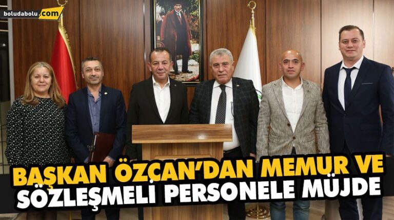 BAŞKAN ÖZCAN, SÖZÜNÜ TUTTU