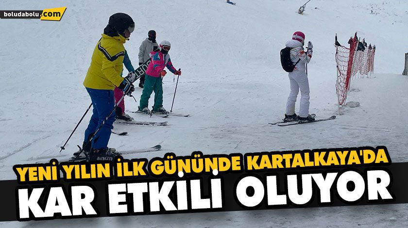 YENİ YILIN İLK GÜNÜNDE KARTALKAYA’DA KAR ETKİLİ OLUYOR YENİ YILIN İLK GÜNÜNDE KARTALKAYA’DA KAR ETKİLİ OLUYOR