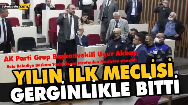 YILIN İLK MECLİSİ GERGİNLİKLE BİTTİ