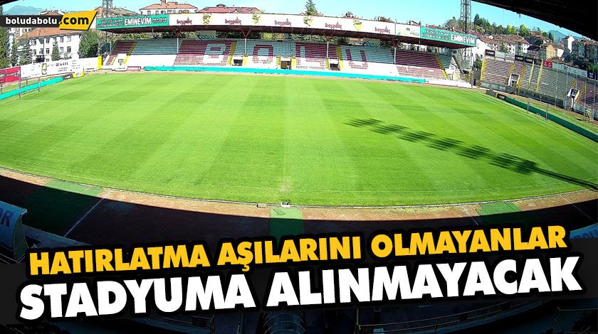 TFF’DEN MAÇLARA GİRİŞTE 3. AŞI ŞARTI TFF’DEN MAÇLARA GİRİŞTE 3. AŞI ŞARTI