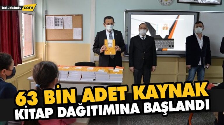 63 BİN ADET KAYNAK KİTAP DAĞITIMINA BAŞLANDI