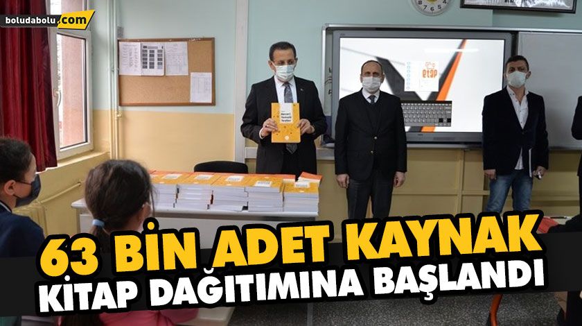 63 BİN ADET KAYNAK KİTAP DAĞITIMINA BAŞLANDI 63 BİN ADET KAYNAK KİTAP DAĞITIMINA BAŞLANDI