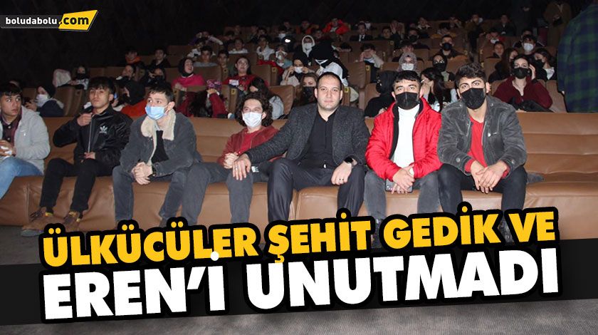 ÜLKÜCÜLER ŞEHİT GEDİK VE EREN’İ UNUTMADI ÜLKÜCÜLER ŞEHİT GEDİK VE EREN’İ UNUTMADI