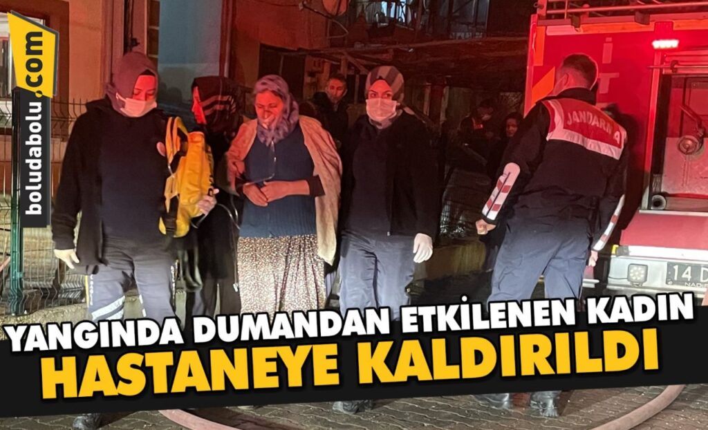 Bolu’daki yangında dumandan etkilenen kadın hastaneye kaldırıldı Bolu’daki yangında dumandan etkilenen kadın hastaneye kaldırıldı