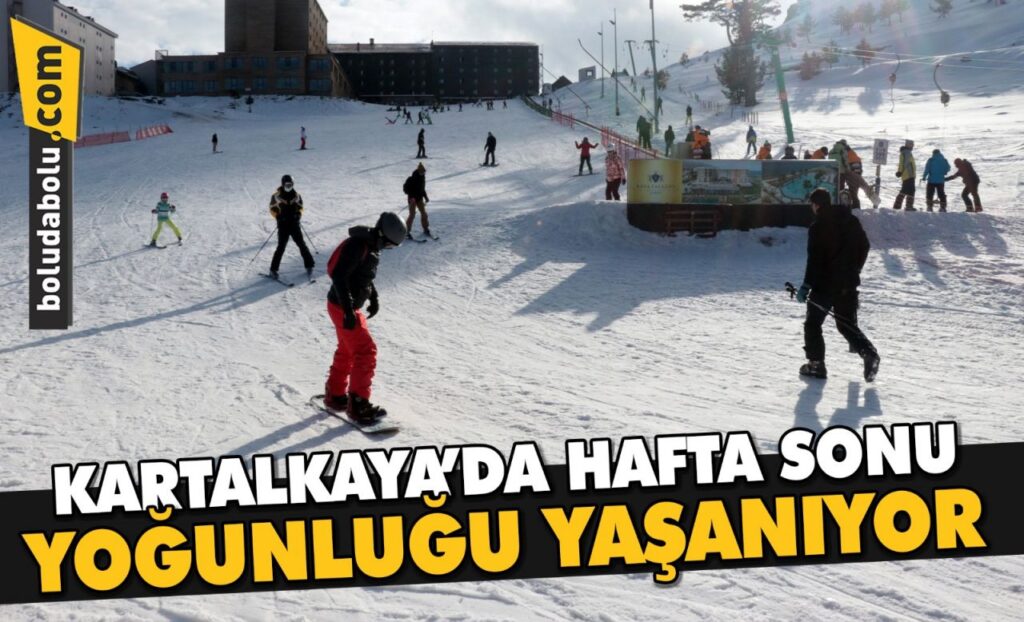 Kartalkaya’da hafta sonu yoğunluğu yaşanıyor Kartalkaya’da hafta sonu yoğunluğu yaşanıyor
