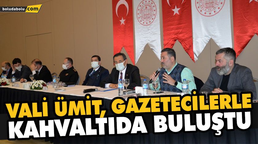 VALİ AHMET ÜMİT, BASIN MENSUPLARIYLA KAHVALTIDA BİR ARAYA GELDİ VALİ AHMET ÜMİT, BASIN MENSUPLARIYLA KAHVALTIDA BİR ARAYA GELDİ