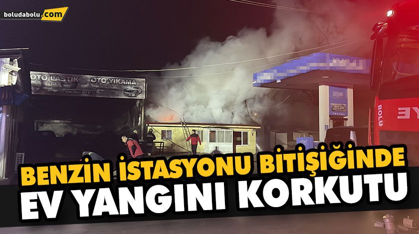 TEK KATLI EV, YANGINDA KULLANILAMAZ HALE GELDİ TEK KATLI EV, YANGINDA KULLANILAMAZ HALE GELDİ