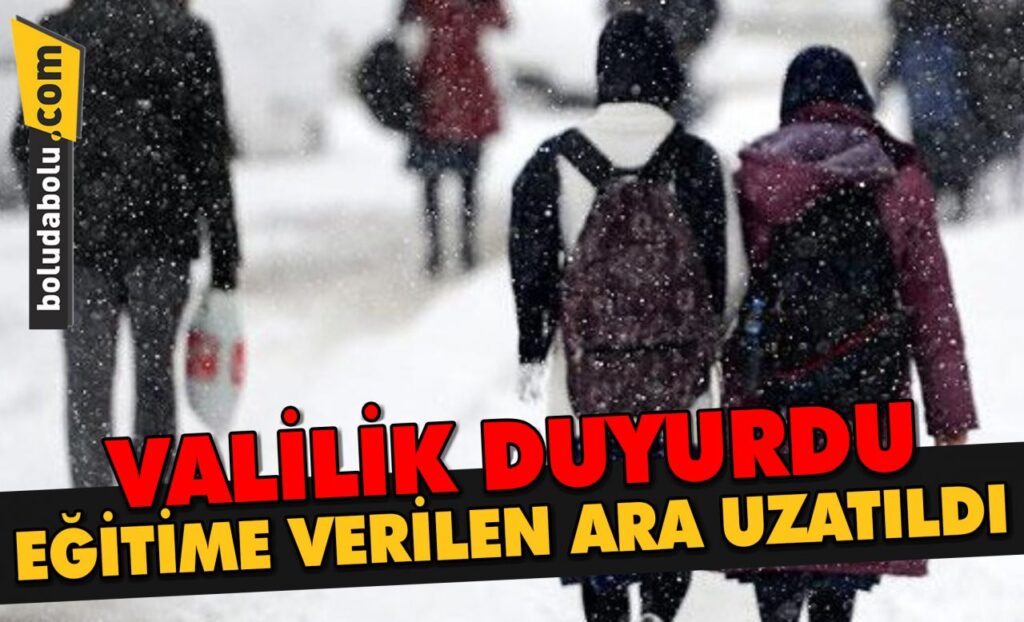 Bolu’da eğitime kar engeli Bolu’da eğitime kar engeli
