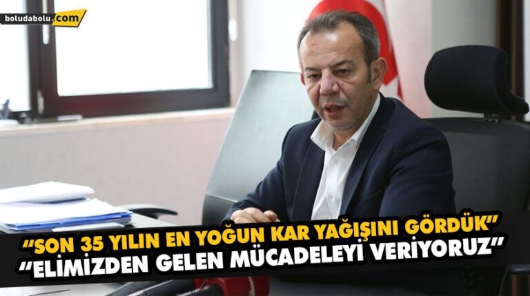 “SON 35 YILIN EN YOĞUN KAR YAĞIŞINI GÖRDÜK”