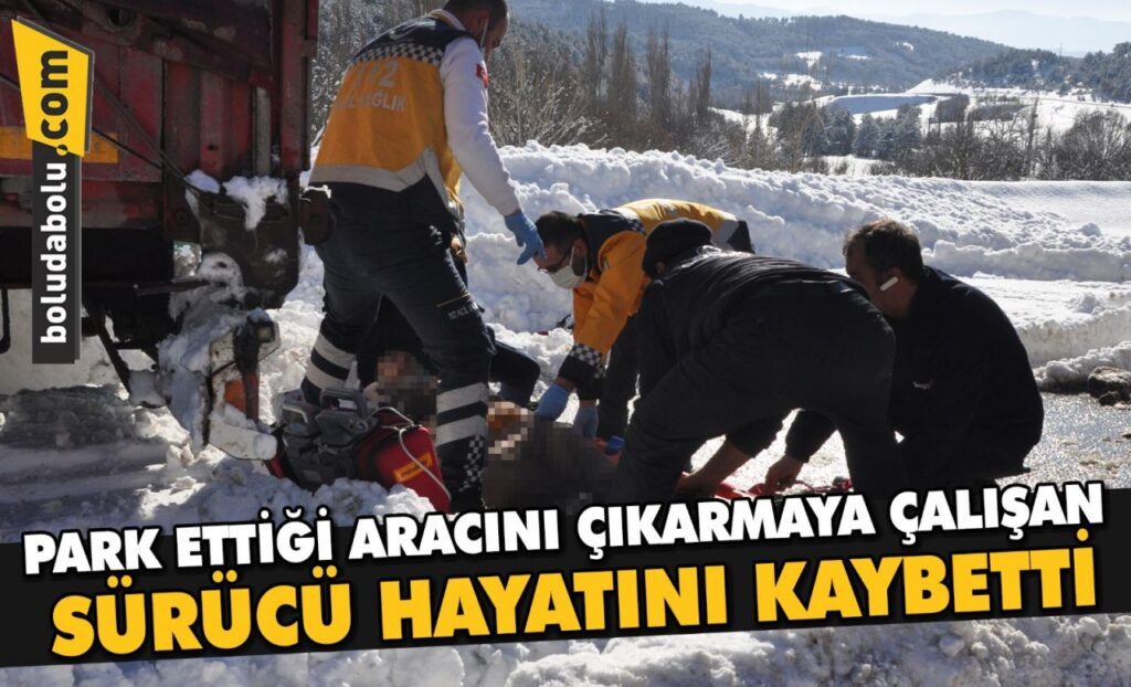 Bolu’da kar nedeniyle park ettiği aracını çıkarmaya çalışan sürücüsü hayatını kaybetti Bolu’da kar nedeniyle park ettiği aracını çıkarmaya çalışan sürücüsü hayatını kaybetti