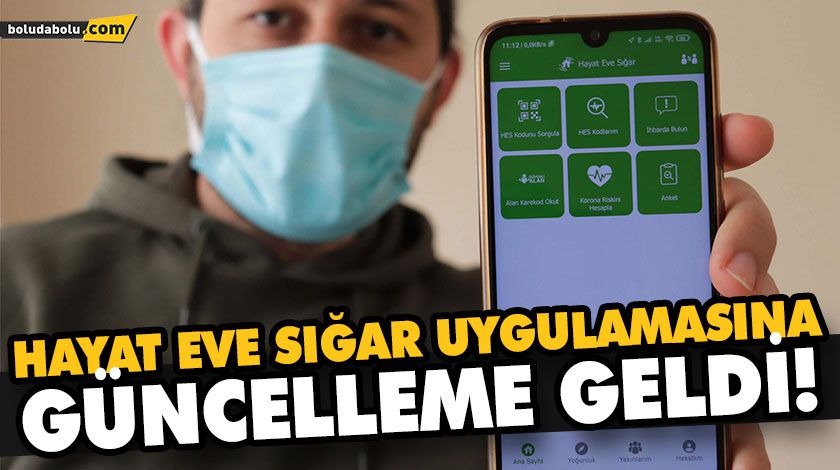 HAYAT EVE SIĞAR UYGULAMASINA GÜNCELLEME GELDİ! HAYAT EVE SIĞAR UYGULAMASINA GÜNCELLEME GELDİ!