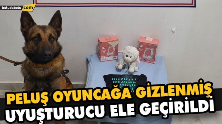 OYUNCAĞIN İÇİNE SAKLADIĞI UYUŞTURUCU HAPLARLA YAKALANDI