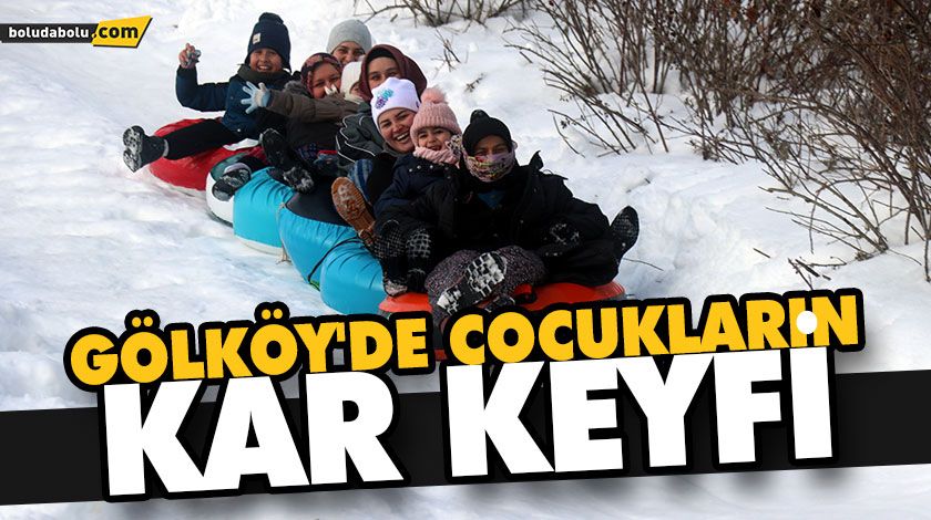 GÖLKÖY’DE ÇOCUKLARIN KAR KEYFİ GÖLKÖY’DE ÇOCUKLARIN KAR KEYFİ