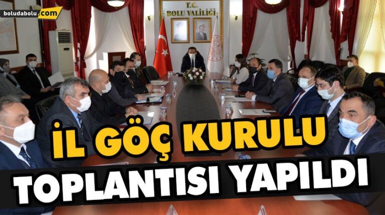 İL GÖÇ KURULU TOPLANTISI YAPILDI