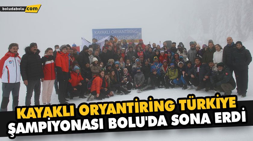 KAYAKLI ORYANTİRİNG TÜRKİYE ŞAMPİYONASI BOLU’DA SONA ERDİ KAYAKLI ORYANTİRİNG TÜRKİYE ŞAMPİYONASI BOLU’DA SONA ERDİ