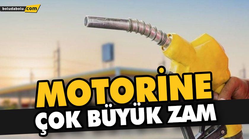 MOTORİNE 80 KURUŞ ZAM MOTORİNE 80 KURUŞ ZAM