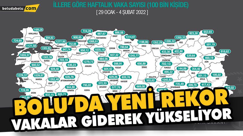 BOLU’DA VAKALAR ADETA PATLADI BOLU’DA VAKALAR ADETA PATLADI