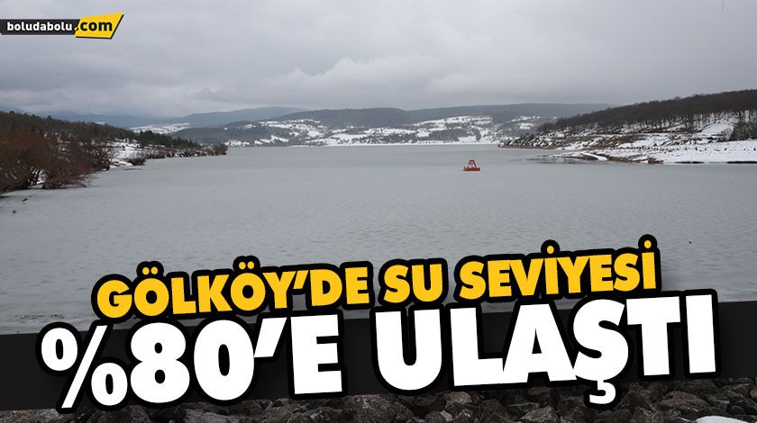 GÖLKÖY’DE SU SEVİYESİ %80’E ULAŞTI GÖLKÖY’DE SU SEVİYESİ %80’E ULAŞTI