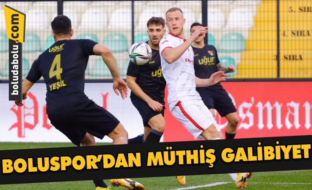 BOLUSPOR’DAN MÜTHİŞ GALİBİYET BOLUSPOR’DAN MÜTHİŞ GALİBİYET