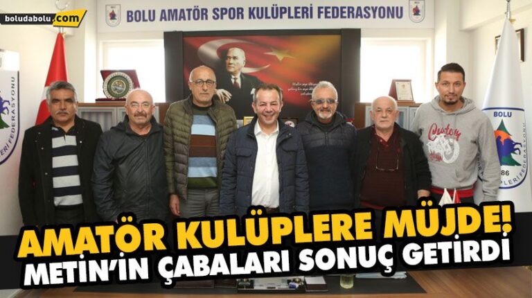 AMATÖR KULÜPLERE MÜJDE!