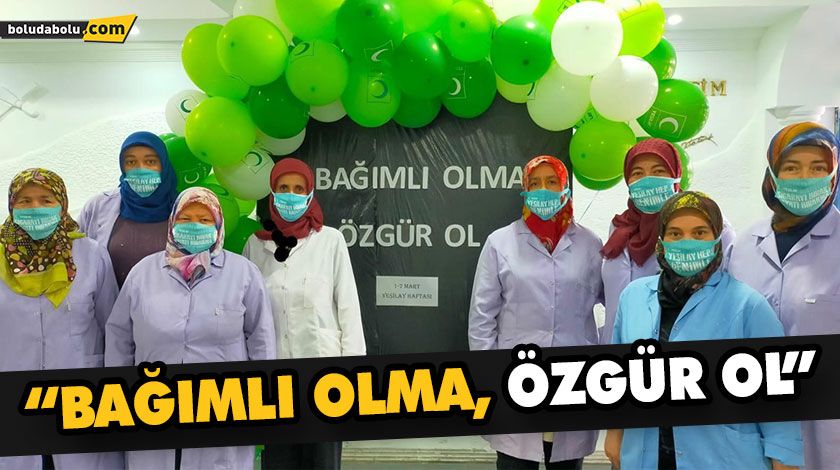 “BAĞIMLI OLMA, ÖZGÜR OL” “BAĞIMLI OLMA, ÖZGÜR OL”