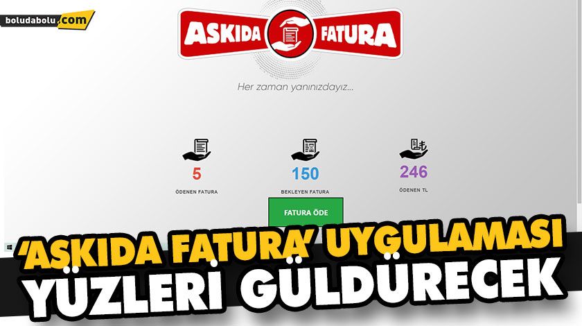 İLK FATURA BAŞKAN’DAN İLK FATURA BAŞKAN’DAN