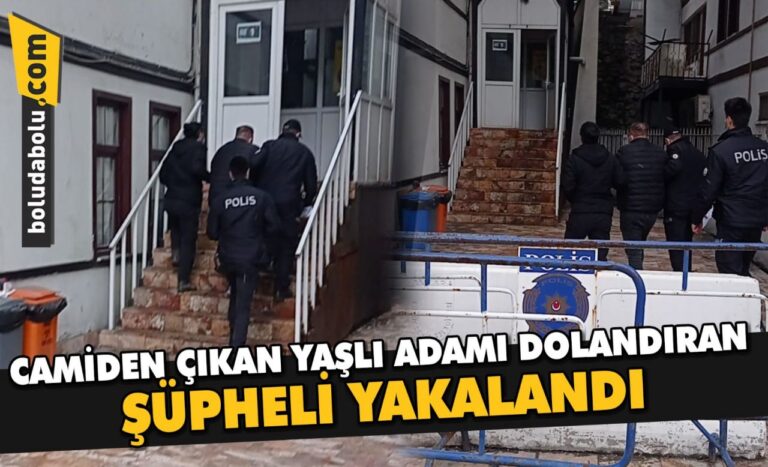 Bolu’da dolandırıcılık şüphelisi yakalandı