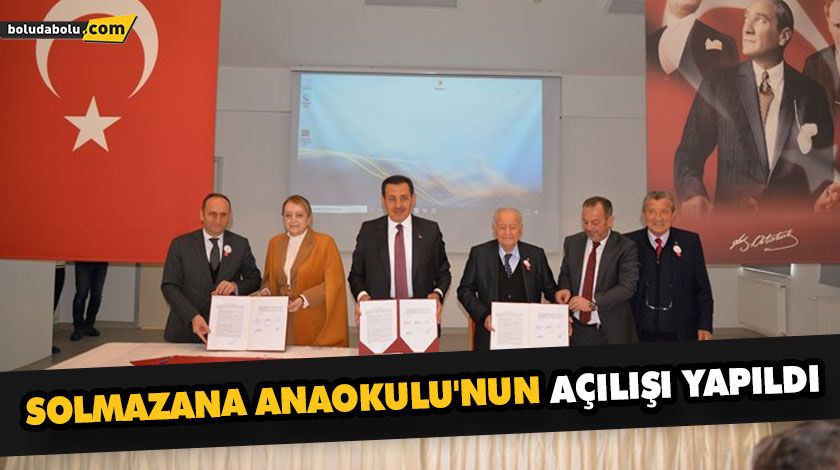 SOLMAZANA ANAOKULU’NUN AÇILIŞI YAPILDI SOLMAZANA ANAOKULU’NUN AÇILIŞI YAPILDI