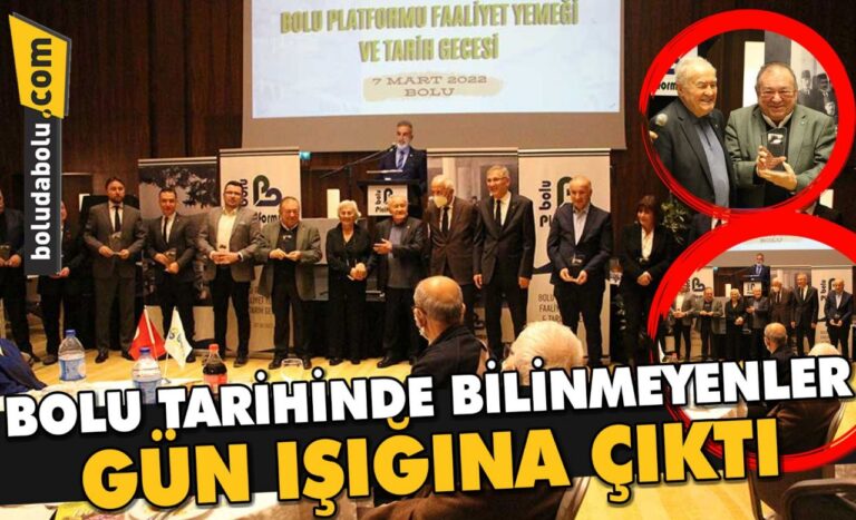 BOLU TARİHİNDE BİLİNMEYENLER GÜN IŞIĞINA ÇIKTI
