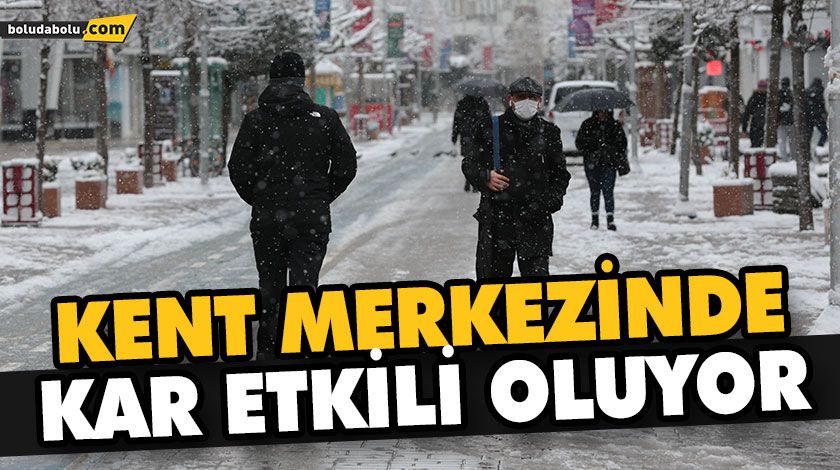 BOLU DAĞI’NDA KAR ETKİSİNİ ARTIRIYOR BOLU DAĞI’NDA KAR ETKİSİNİ ARTIRIYOR