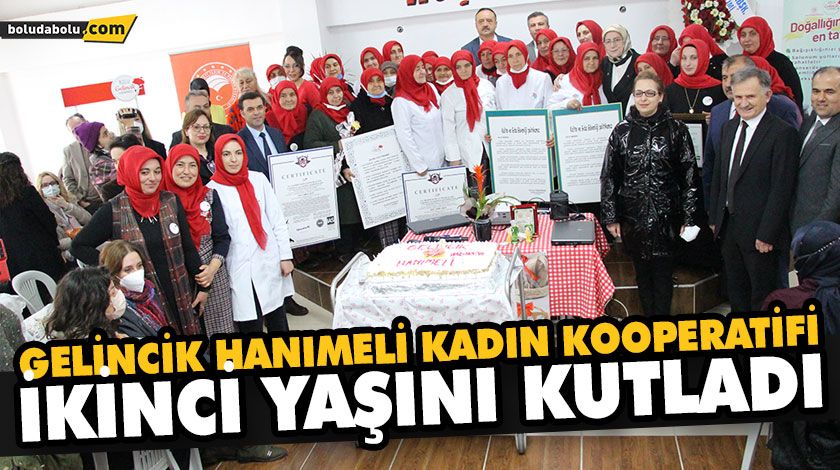 GELİNCİK HANIMELİ KADIN KOOPERATİFİ İKİNCİ YAŞINI KUTLADI GELİNCİK HANIMELİ KADIN KOOPERATİFİ İKİNCİ YAŞINI KUTLADI