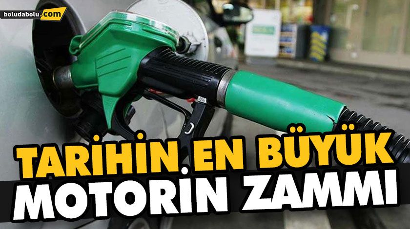 TARİHİN EN BÜYÜK MOTORİN ZAMMI TARİHİN EN BÜYÜK MOTORİN ZAMMI