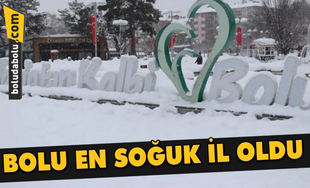 Bolu sıfırın altında 27 dereceyle gece Türkiye’nin en soğuk ili oldu Bolu sıfırın altında 27 dereceyle gece Türkiye’nin en soğuk ili oldu
