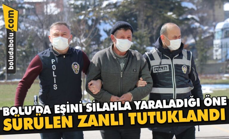GÜNCELLEME – Bolu’da eşini silahla yaraladığı öne sürülen zanlı tutuklandı